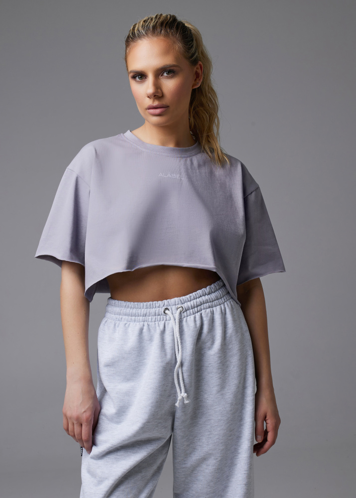 Футболка BASE mini графит  ALÁBEL