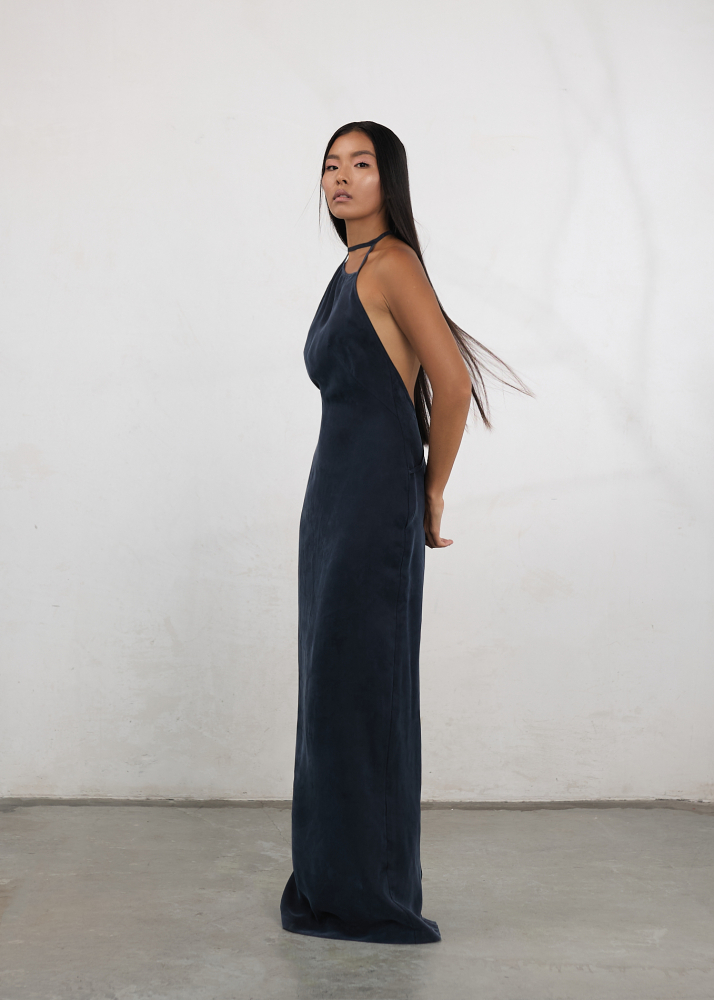 Платье Sandy navy blue ALÁBEL