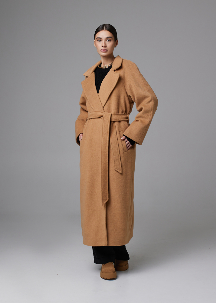 Пальто бежевое ALÁBEL