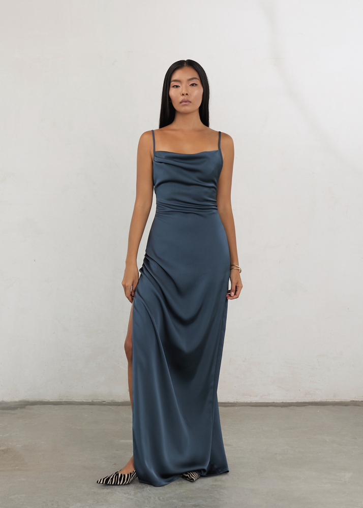 Платье Midnight navy blue ALÁBEL