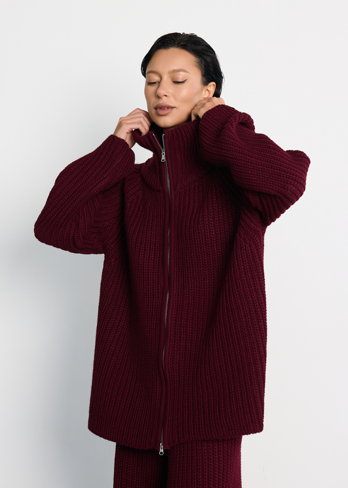 Свитер WARM bordo ALÁBEL