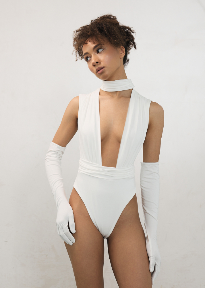 Боди Sienna white ALÁBEL