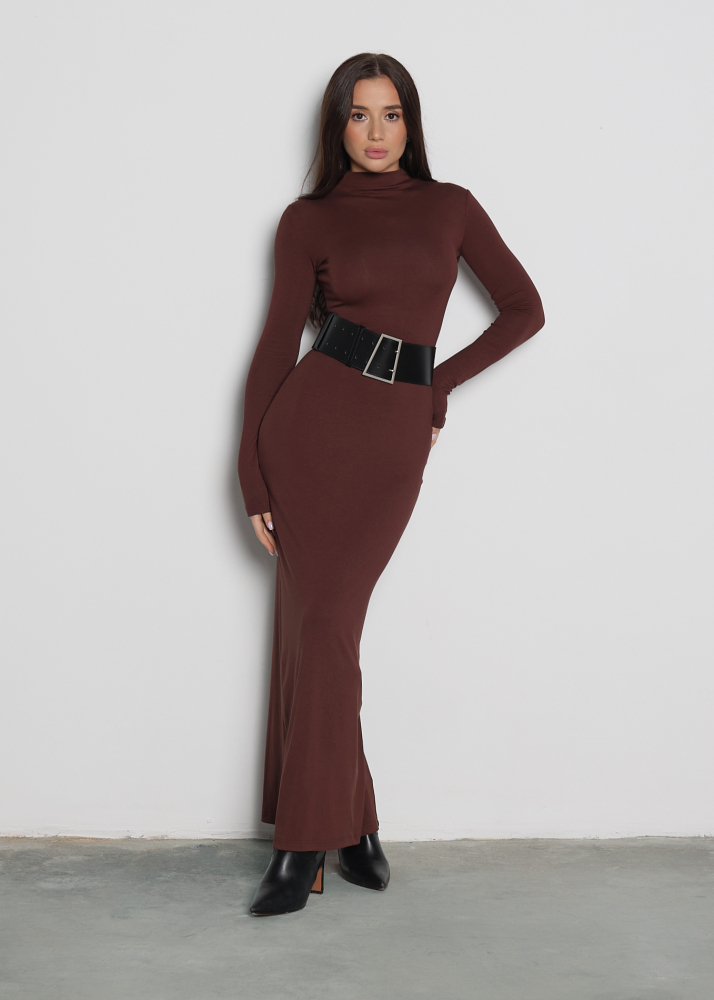 Платье MUSE maxi brown ALÁBEL