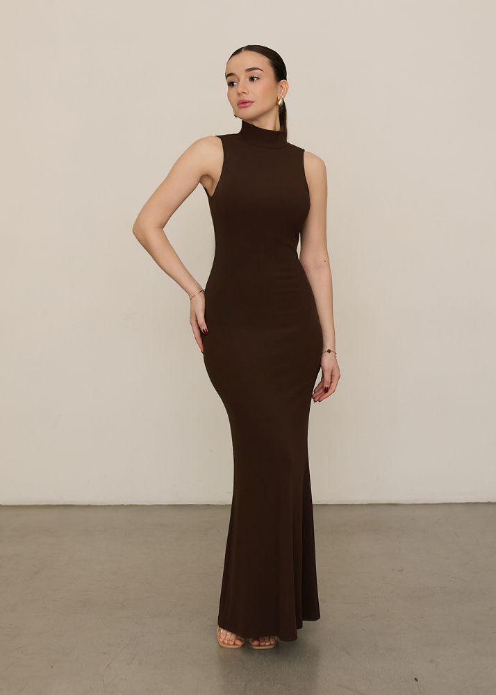 Платье Rosie espresso  ALÁBEL