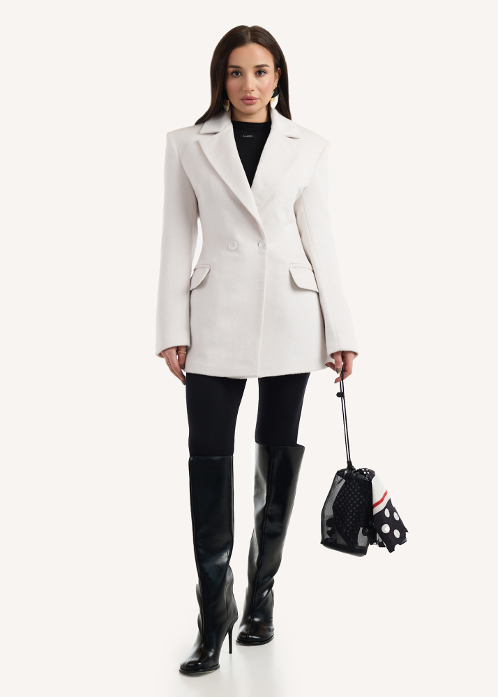 Пальто TOUCH ivory ALÁBEL