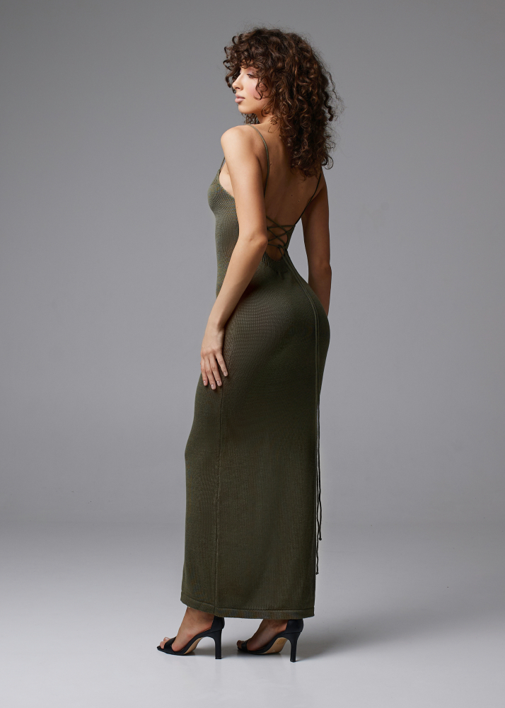 Платье DESIRED хаки ALÁBEL