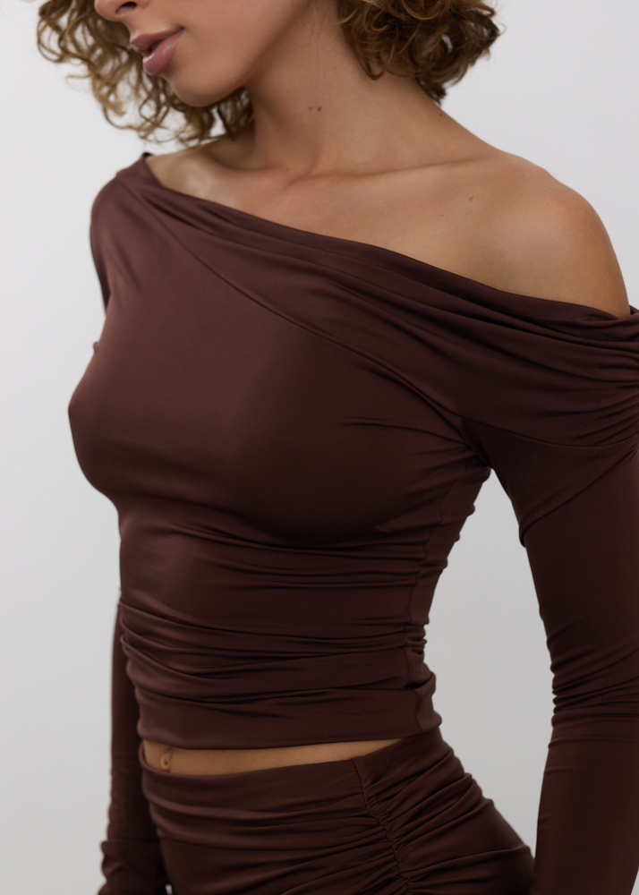 Лонгслив Tyla brown ALÁBEL