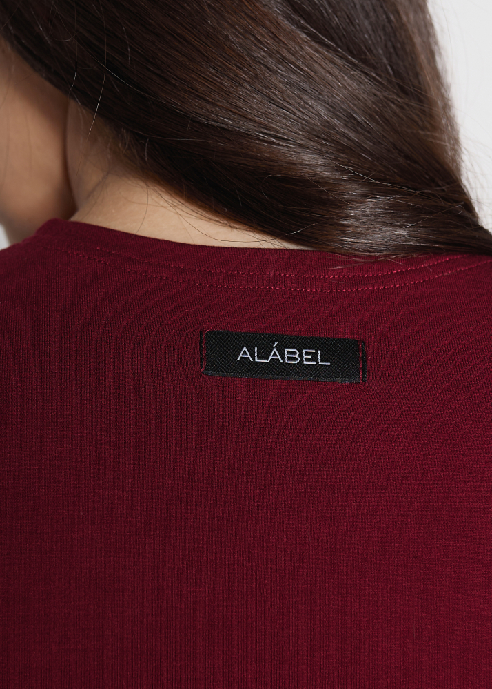 Лонгслив SKIN bordo ALÁBEL