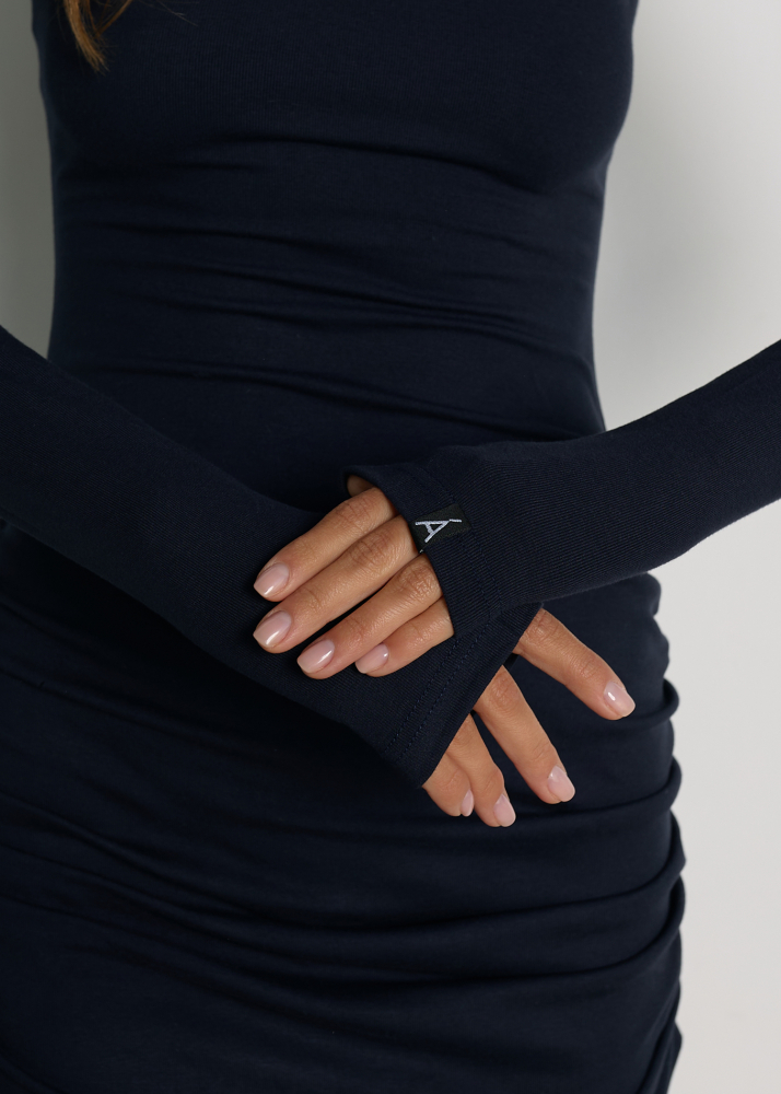 Платье MUSE mini navy blue ALÁBEL