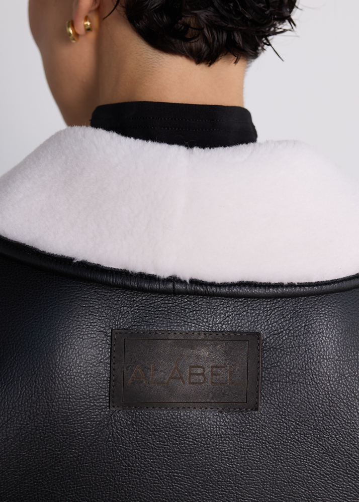 Дубленка NOBLE black ALÁBEL