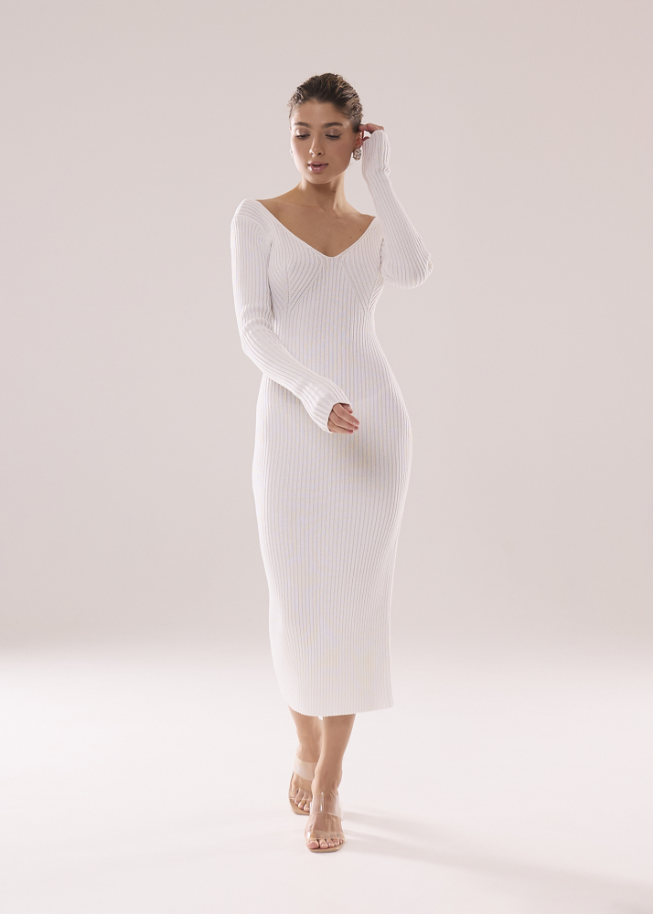 Платье LUSH молочное  ALÁBEL