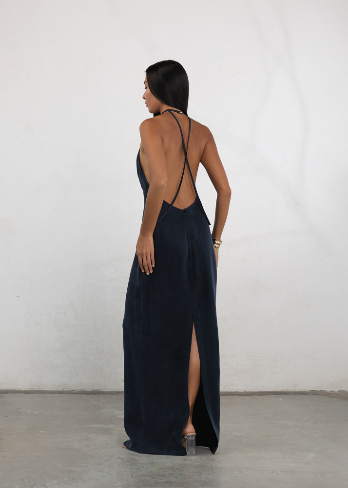 Платье Sandy navy blue ALÁBEL