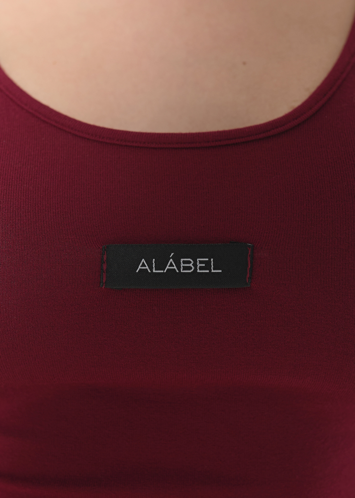 Майка SKIN bordo ALÁBEL