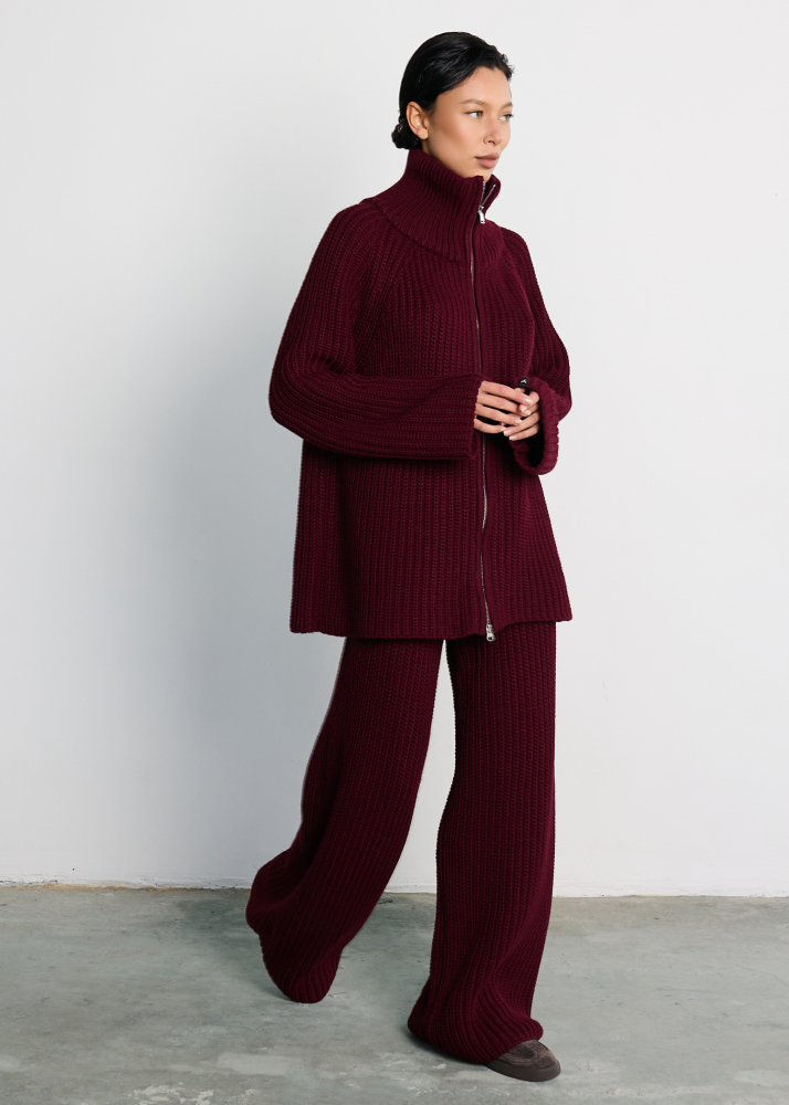 Свитер WARM bordo ALÁBEL