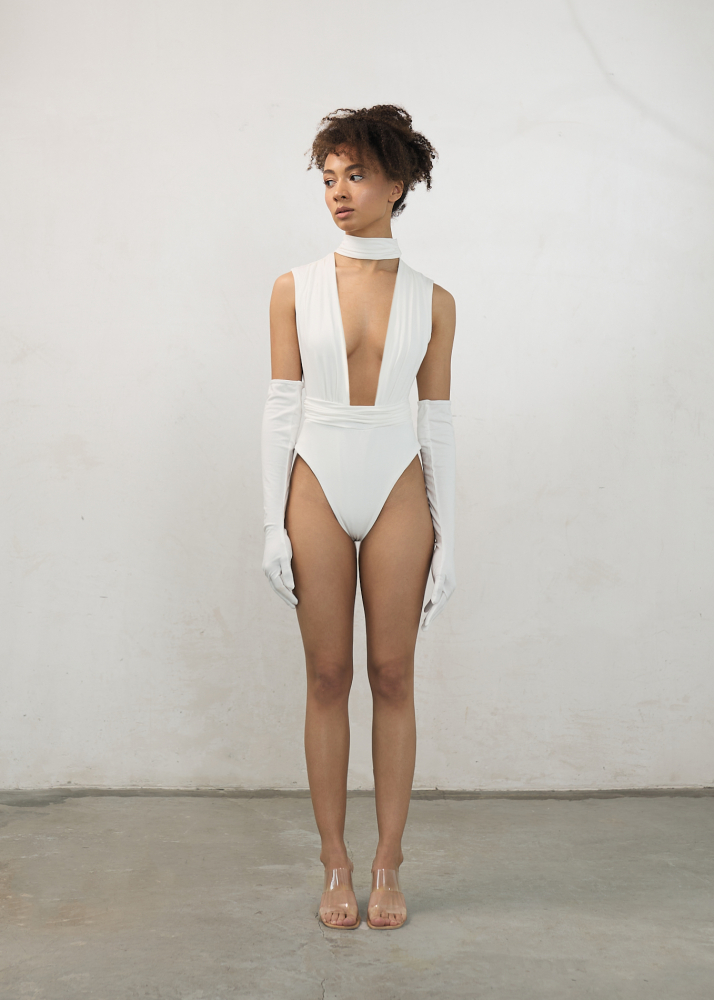 Боди Sienna white ALÁBEL