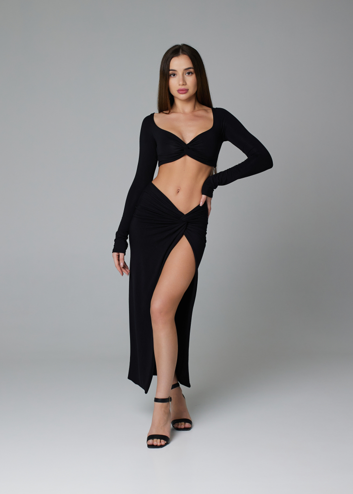 Топ JUNE черный ALÁBEL