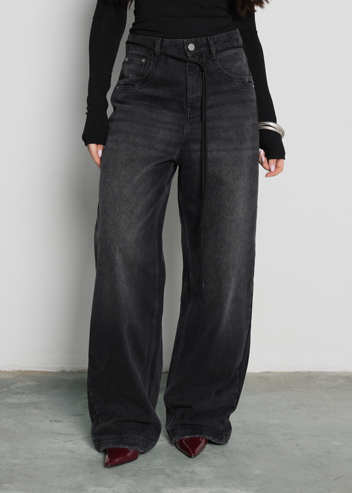 Джинсы BASIC черные ALÁBEL