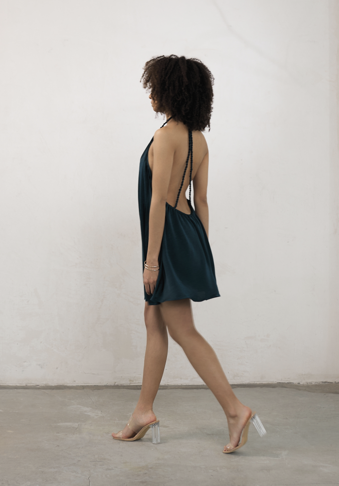 Платье Jungle navy blue ALÁBEL