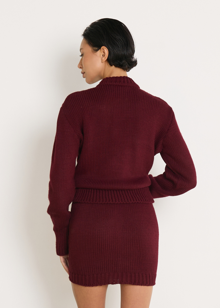 Кардиган ELEGANT bordo ALÁBEL